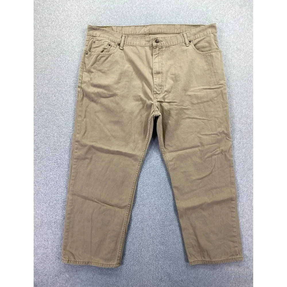 Levis 559 Jeans‎ Mens 46x29 (Fits 43x27) Relaxed Straight 100% Cotton Tan Pants
